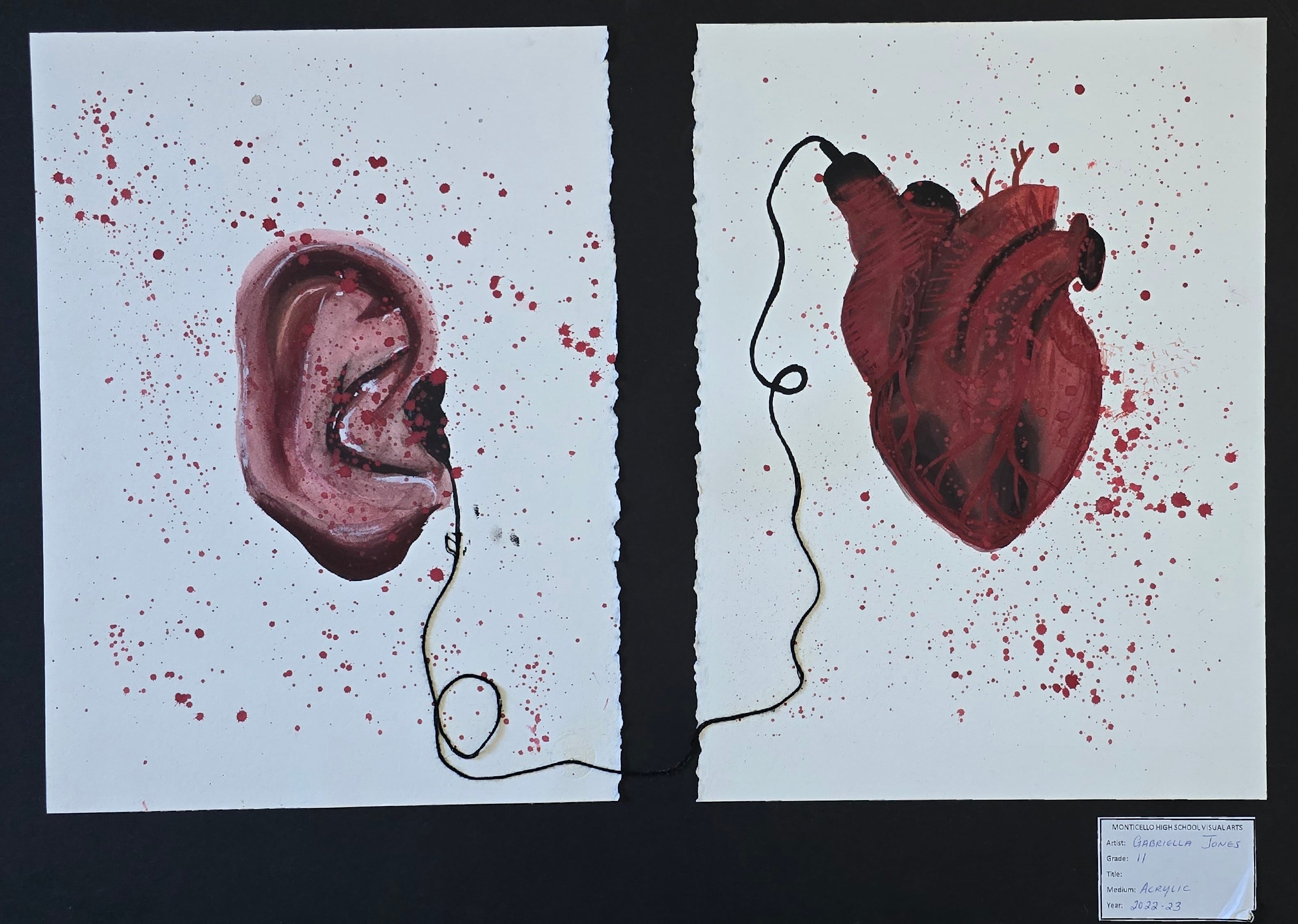 Listening Heart - Original artwork by Gabby Jones
