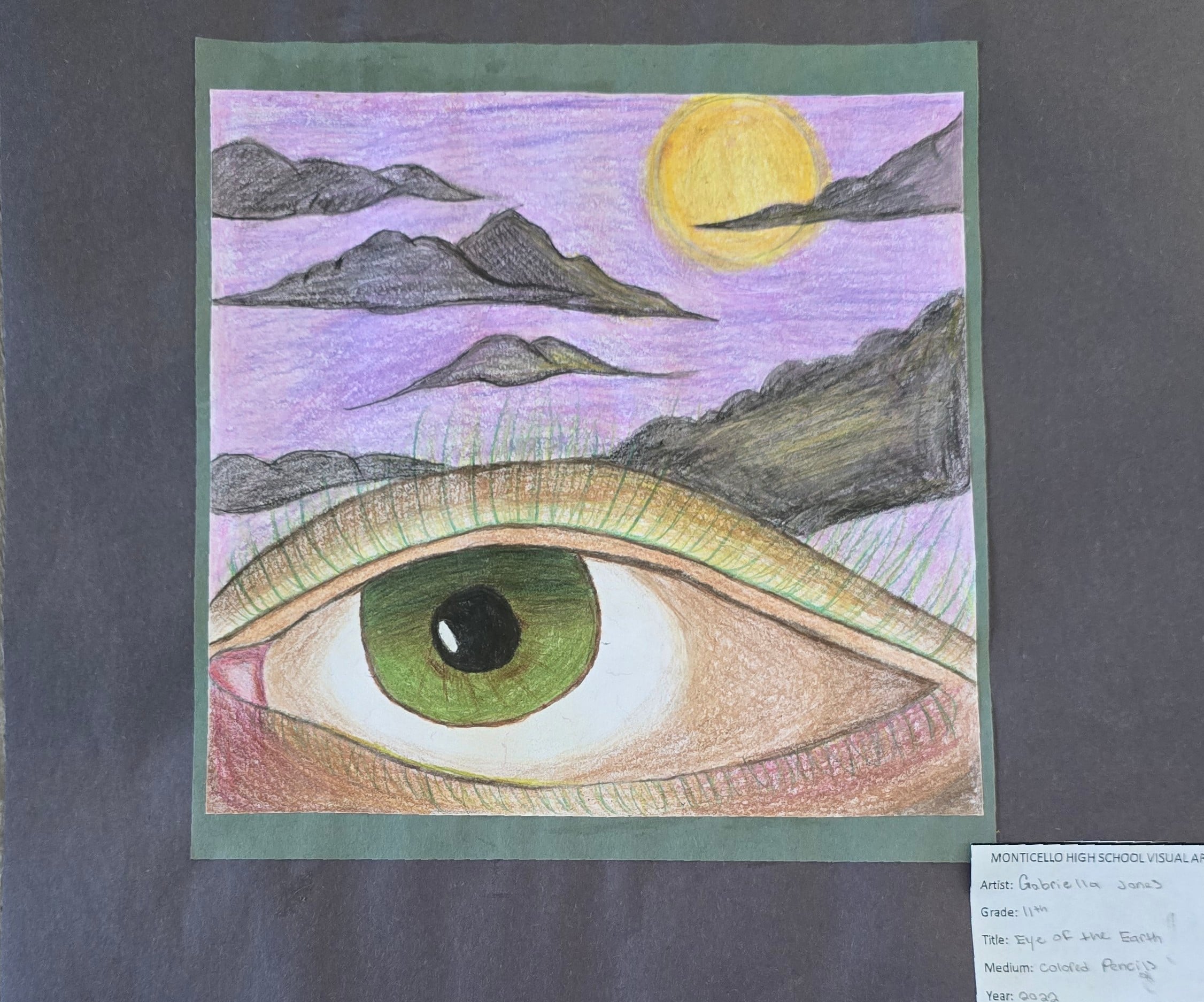 Eye of the Earth - Original artwork by Gabby Jones